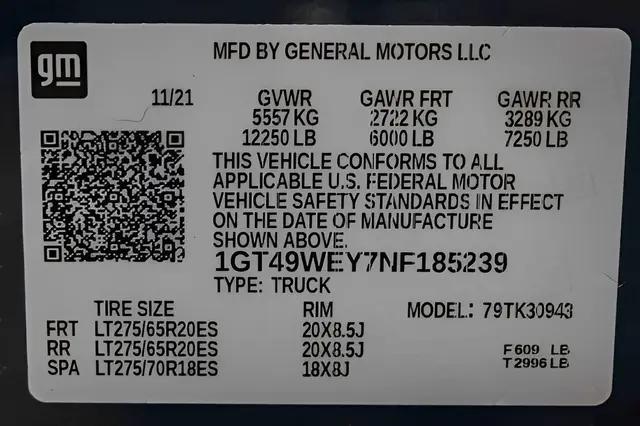 2022 GMC Sierra 3500HD 4WD Crew Cab Long Bed Denali