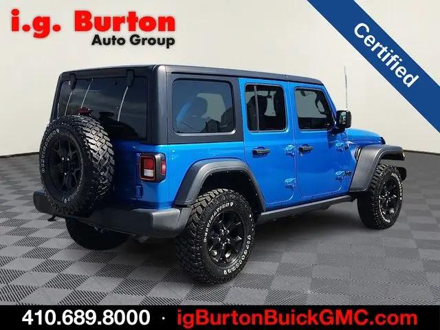 2022 Jeep Wrangler Unlimited Willys 4x4