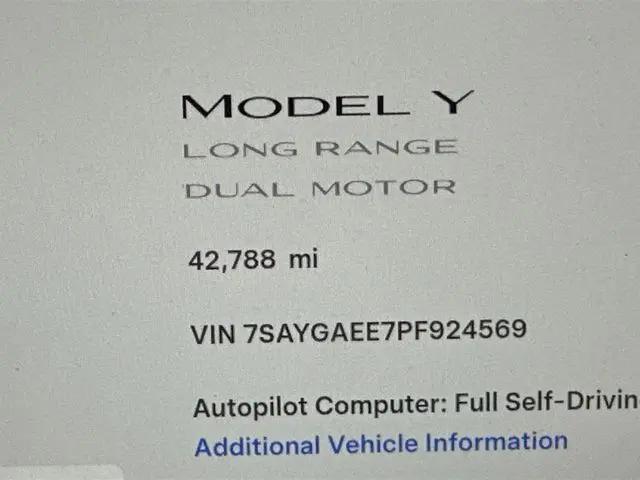2023 Tesla Model Y Long Range Dual Motor All-Wheel Drive