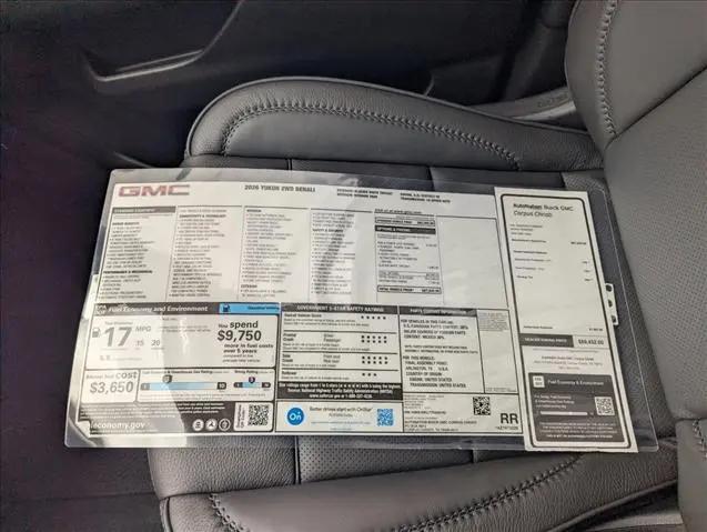 2026 GMC Yukon 2WD Denali