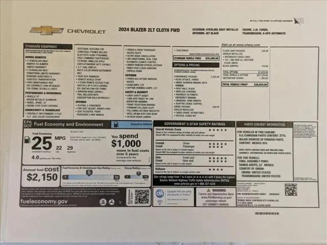 2024 Chevrolet Blazer FWD 2LT