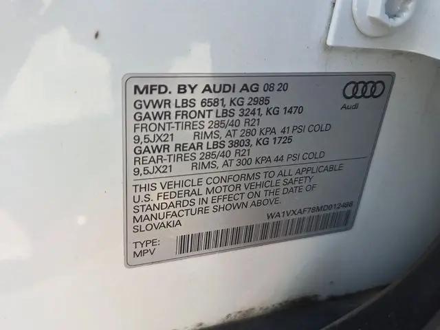 2021 Audi Q7 Prestige 55 TFSI quattro Tiptronic