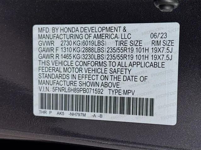 2023 Honda Odyssey Touring