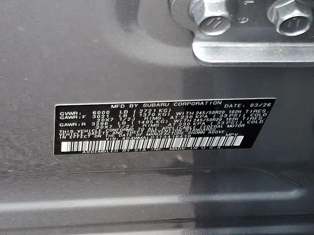 2026 Subaru Ascent Onyx Edition Touring 7-Passenger