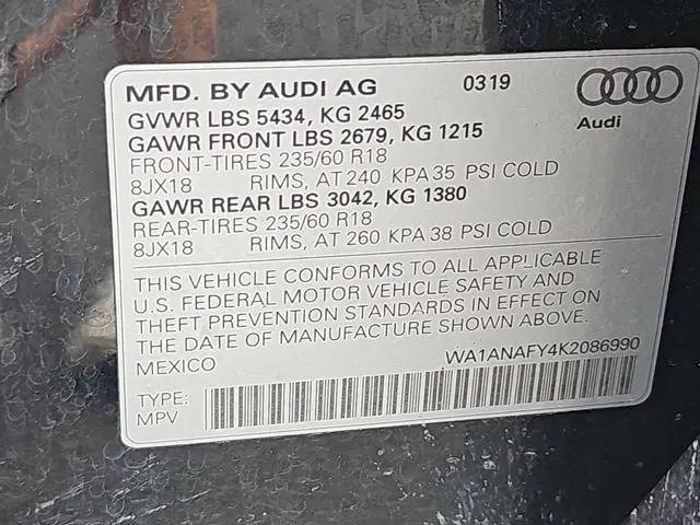 2019 Audi Q5 45 Premium