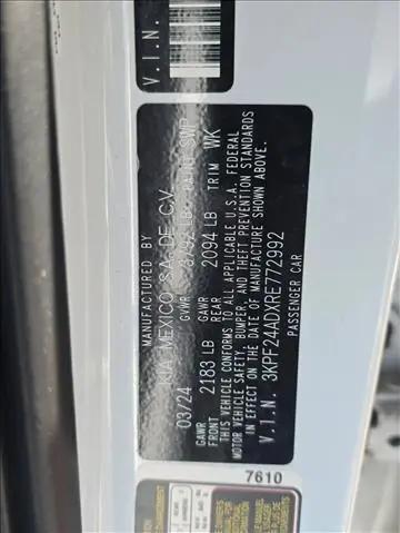2024 Kia Forte LXS