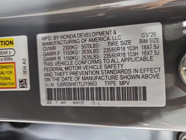 2026 Honda CR-V Hybrid 2WD Sport-L