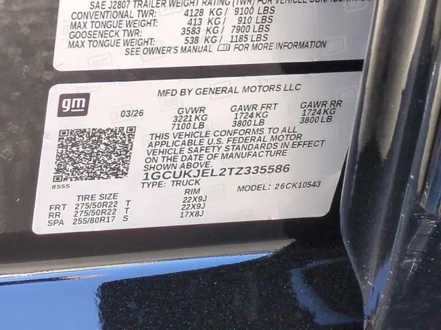 2026 Chevrolet Silverado 1500 4WD Crew Cab Short Bed High Country