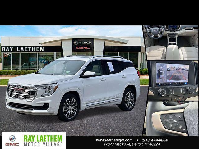 Summit White 2023 GMC Terrain Denali AWD SUV / Crossover All-Wheel Drive Automatic