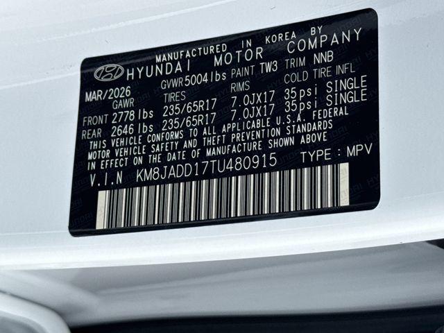 2026 Hyundai Tucson Hybrid Blue SE