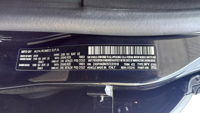 2019 Alfa Romeo Stelvio Ti Sport AWD