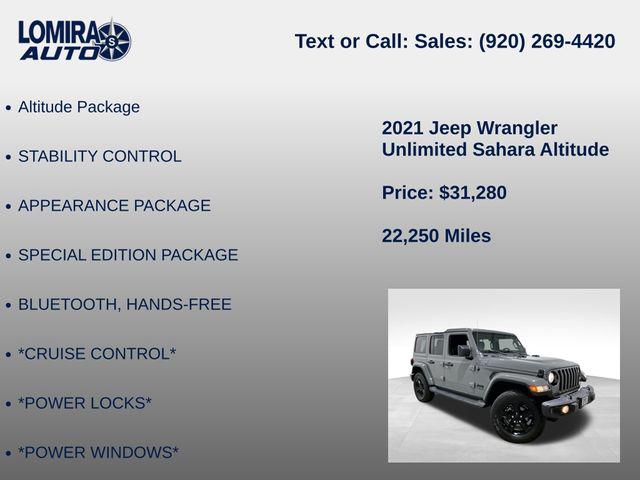 2021 Jeep Wrangler Unlimited Altitude