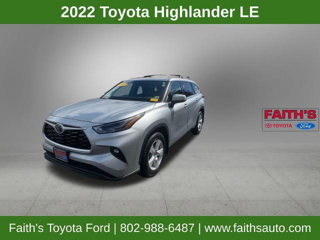 2022 Toyota Highlander LE for sale in Westminster, VT