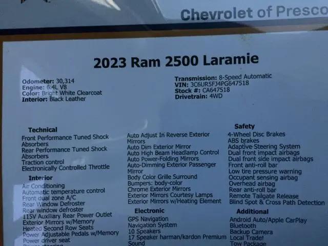2023 Ram 2500 Laramie Crew Cab 4x4 6'4" Box