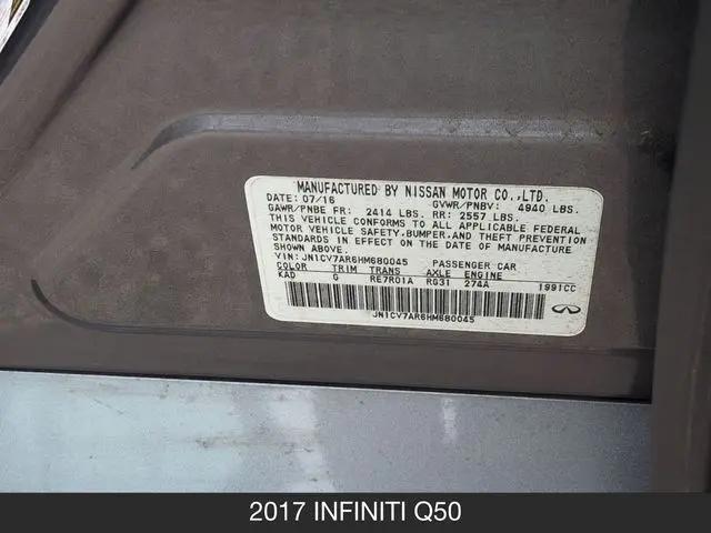 2017 INFINITI Q50 2.0t Premium