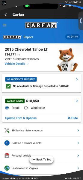 2015 Chevrolet Tahoe LT