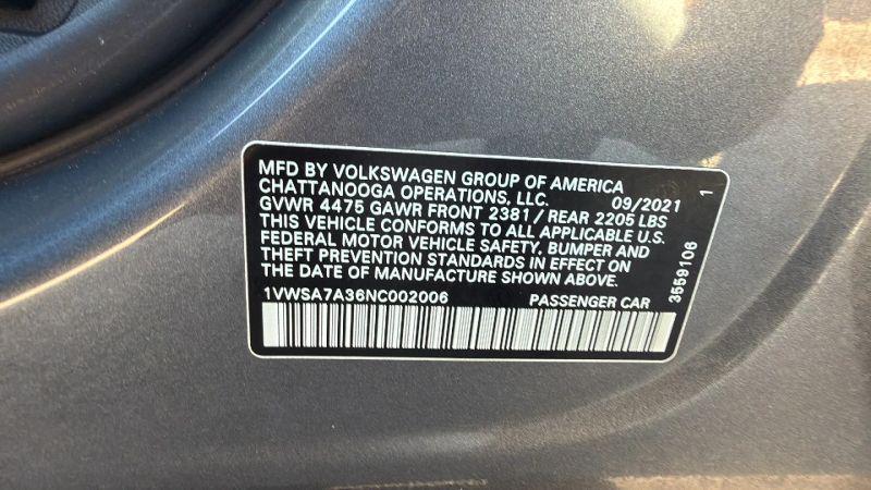 2022 Volkswagen Passat 2.0T SE
