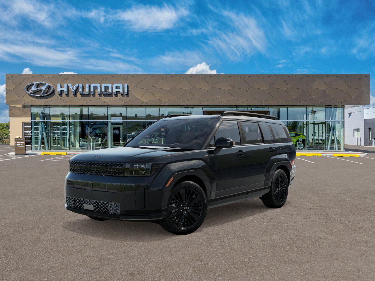 Phantom Black 2026 Hyundai Santa Fe Hybrid Calligraphy AWD SUV / Crossover All-Wheel Drive 6-Speed Automatic Overdrive