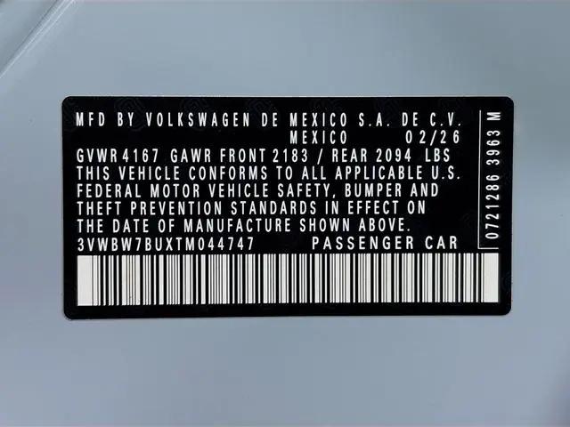 2026 Volkswagen Jetta Sport