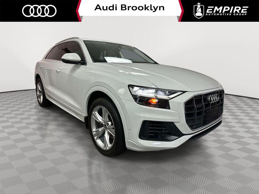 Carrara White 2022 Audi Q8 quattro Premium 55 TFSI SUV / Crossover All-Wheel Drive 8-Speed Automatic