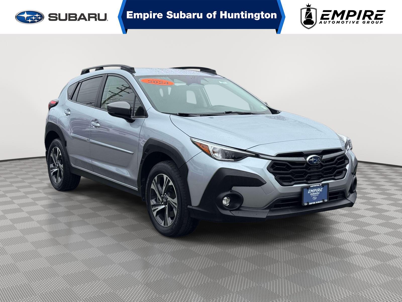 Ice Silver Metallic 2024 Subaru Crosstrek Premium AWD SUV / Crossover All-Wheel Drive Continuously Variable Transmission