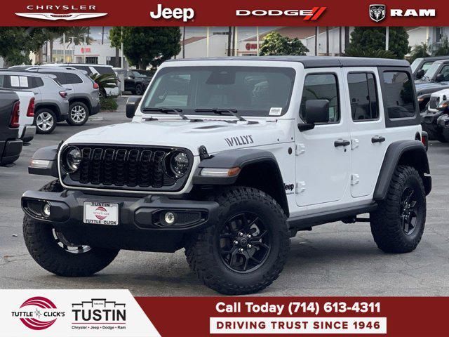 2026 Jeep Wrangler 4-Door Willys 4x4 for sale in Tustin, CA