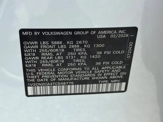 2026 Volkswagen Atlas Peak Edition