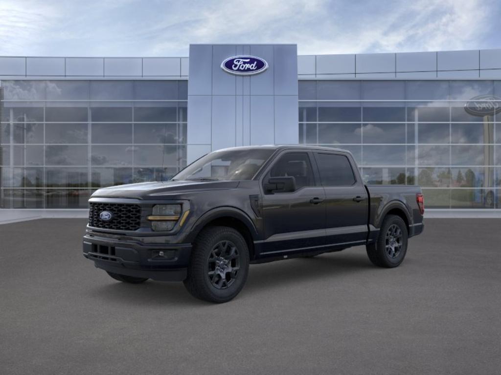 AGATE BLACK METALLIC 2026 Ford F-150 STX SuperCrew RWD Pickup Truck 4X2 Automatic