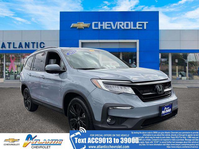 Sonic Gray Pearl 2022 Honda Pilot Black Edition AWD SUV / Crossover All-Wheel Drive 9-Speed Automatic