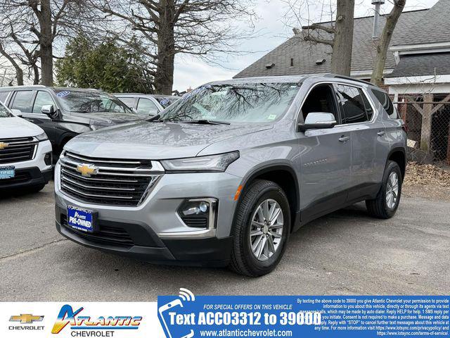 Sterling Gray Metallic 2023 Chevrolet Traverse LT Cloth AWD SUV / Crossover Four-Wheel Drive 9-Speed Automatic