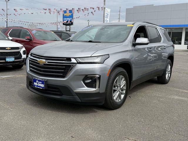 Sterling Gray Metallic 2023 Chevrolet Traverse LT Leather AWD SUV / Crossover Four-Wheel Drive 9-Speed Automatic