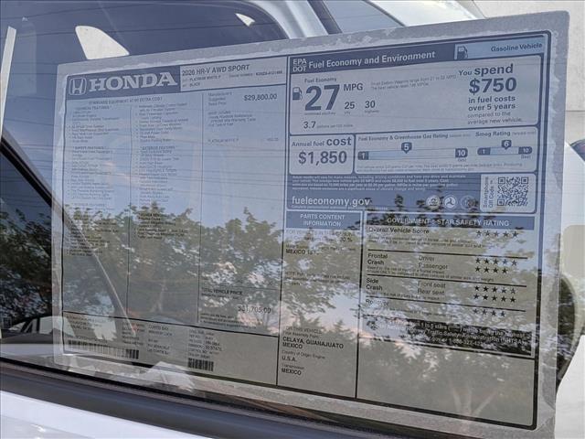 2026 Honda HR-V AWD Sport