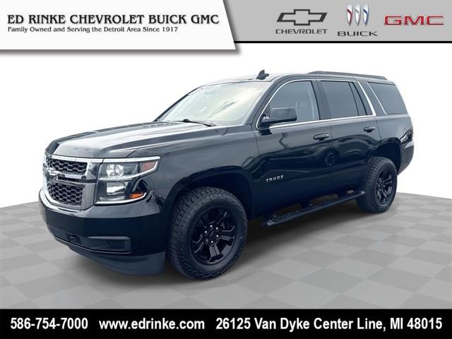 Black 2018 Chevrolet Tahoe LS 4WD SUV / Crossover Four-Wheel Drive Automatic