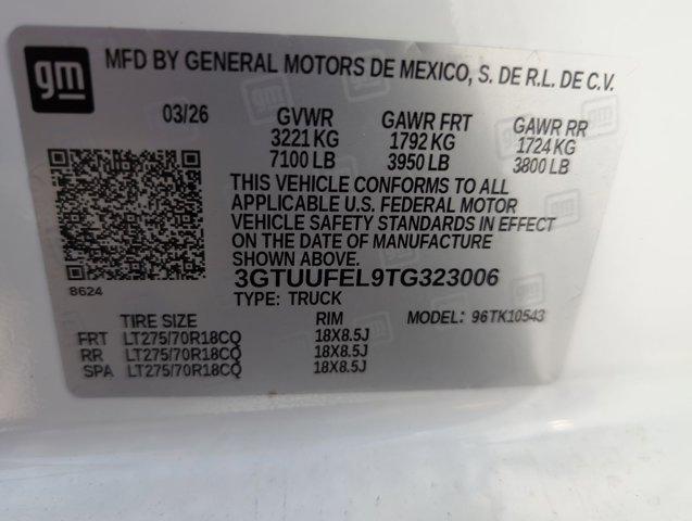 2026 GMC Sierra 1500 Crew Cab, Short Bed, AT4X, 4WD