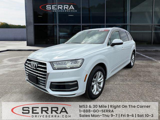 Glacier White Metallic 2019 Audi Q7 55 TFSI quattro Premium Plus SUV / Crossover All-Wheel Drive Automatic