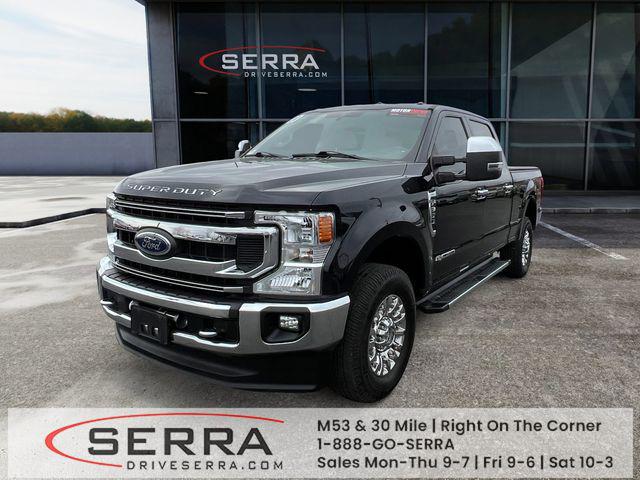 AGATE BLACK 2020 Ford F-350 Super Duty XLT Crew Cab 4WD Pickup Truck Four-Wheel Drive Automatic