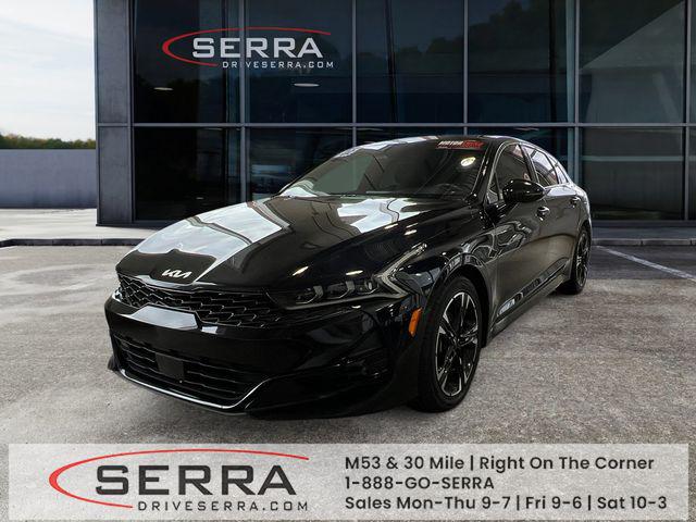 Ebony Black 2022 Kia K5 GT-Line FWD Sedan Front-Wheel Drive Automatic
