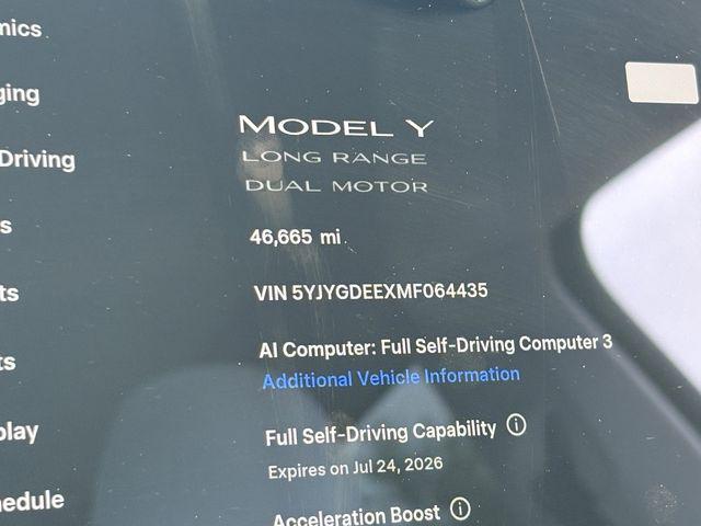2021 Tesla Model Y Long Range Dual Motor All-Wheel Drive