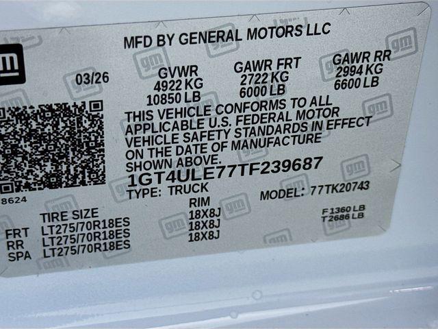 2026 GMC Sierra 2500HD Crew Cab, Standard Bed, Pro, 4WD