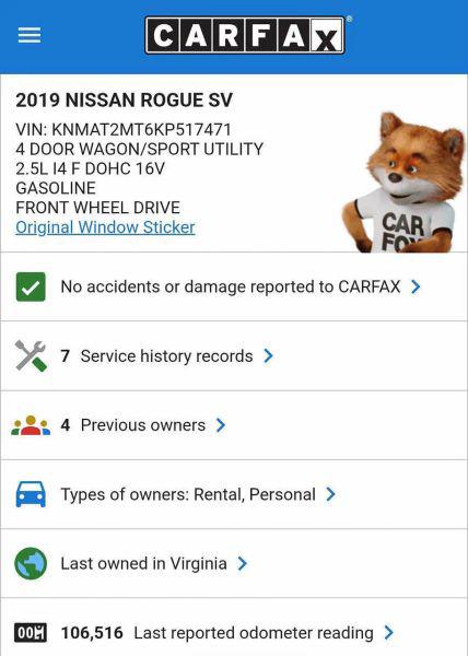 2019 Nissan Rogue SV