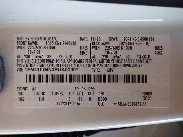 2024 Ford Escape ST-Line