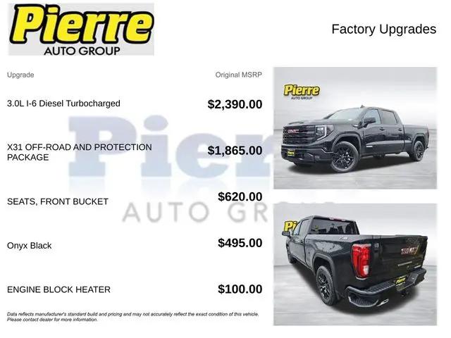 2023 GMC Sierra 1500 4WD Crew Cab Standard Box Elevation
