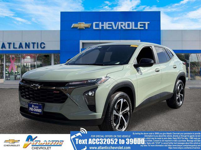 Green 2024 Chevrolet Trax RS with 1RS FWD SUV / Crossover Front-Wheel Drive 6-Speed Automatic