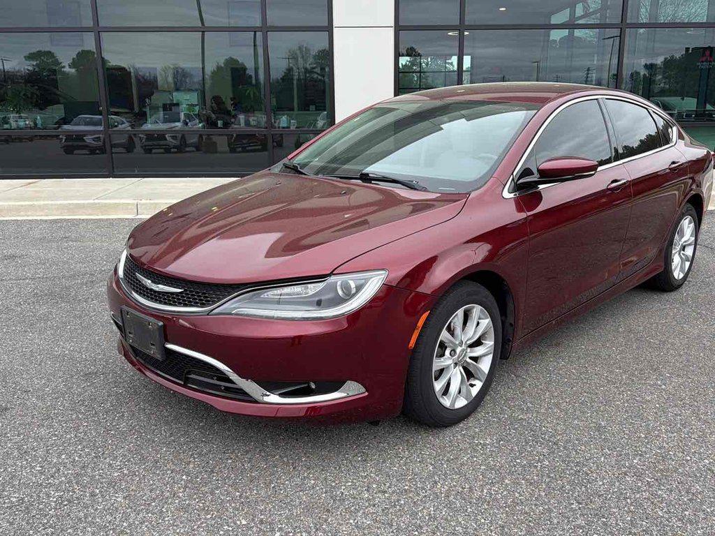 Velvet Red Pearlcoat 2015 Chrysler 200 C Sedan FWD Sedan Front-Wheel Drive Automatic