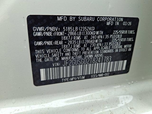 2026 Subaru Crosstrek Sport