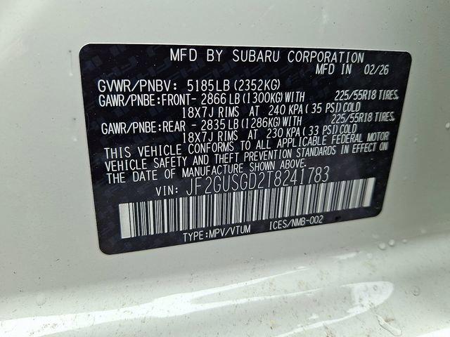 2026 Subaru Crosstrek Sport