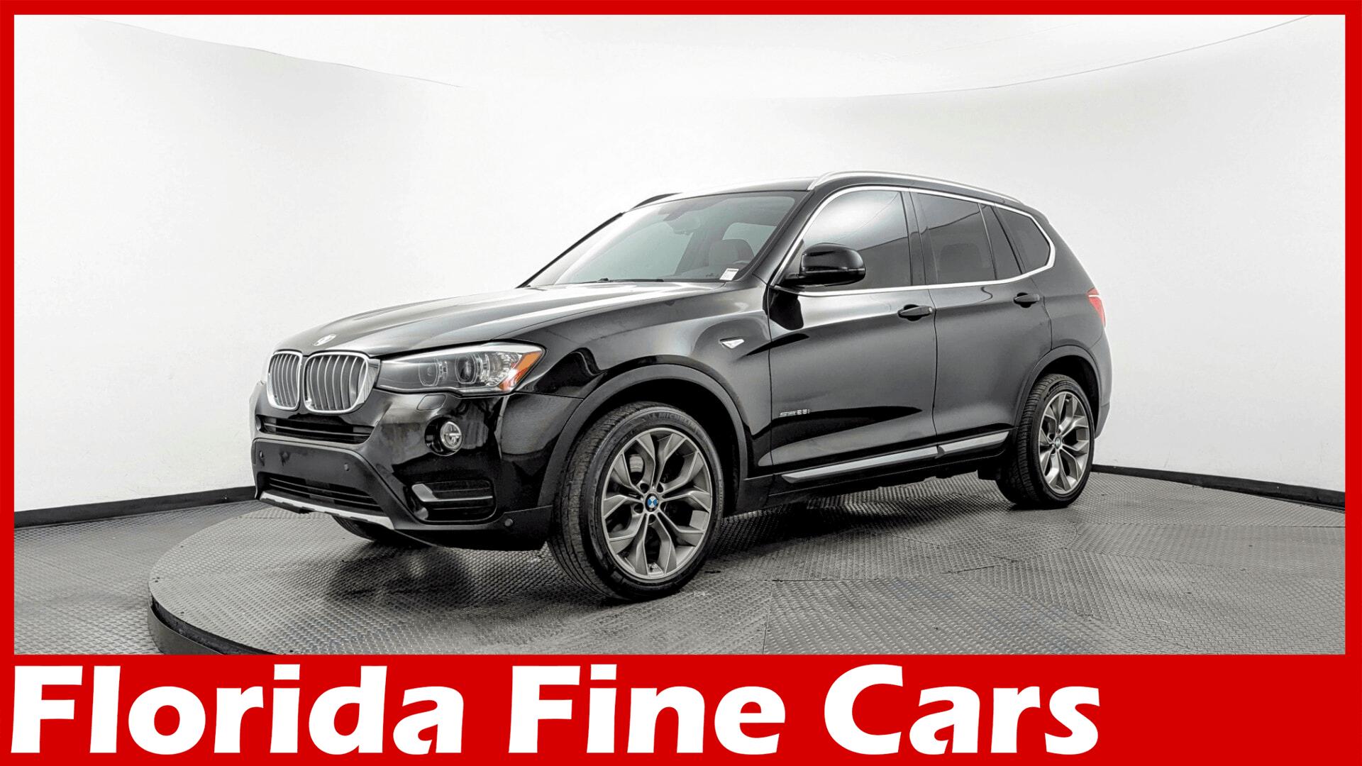 Black Sapphire Metallic 2017 BMW X3 sDrive28i RWD SUV / Crossover Rear-Wheel Drive Automatic
