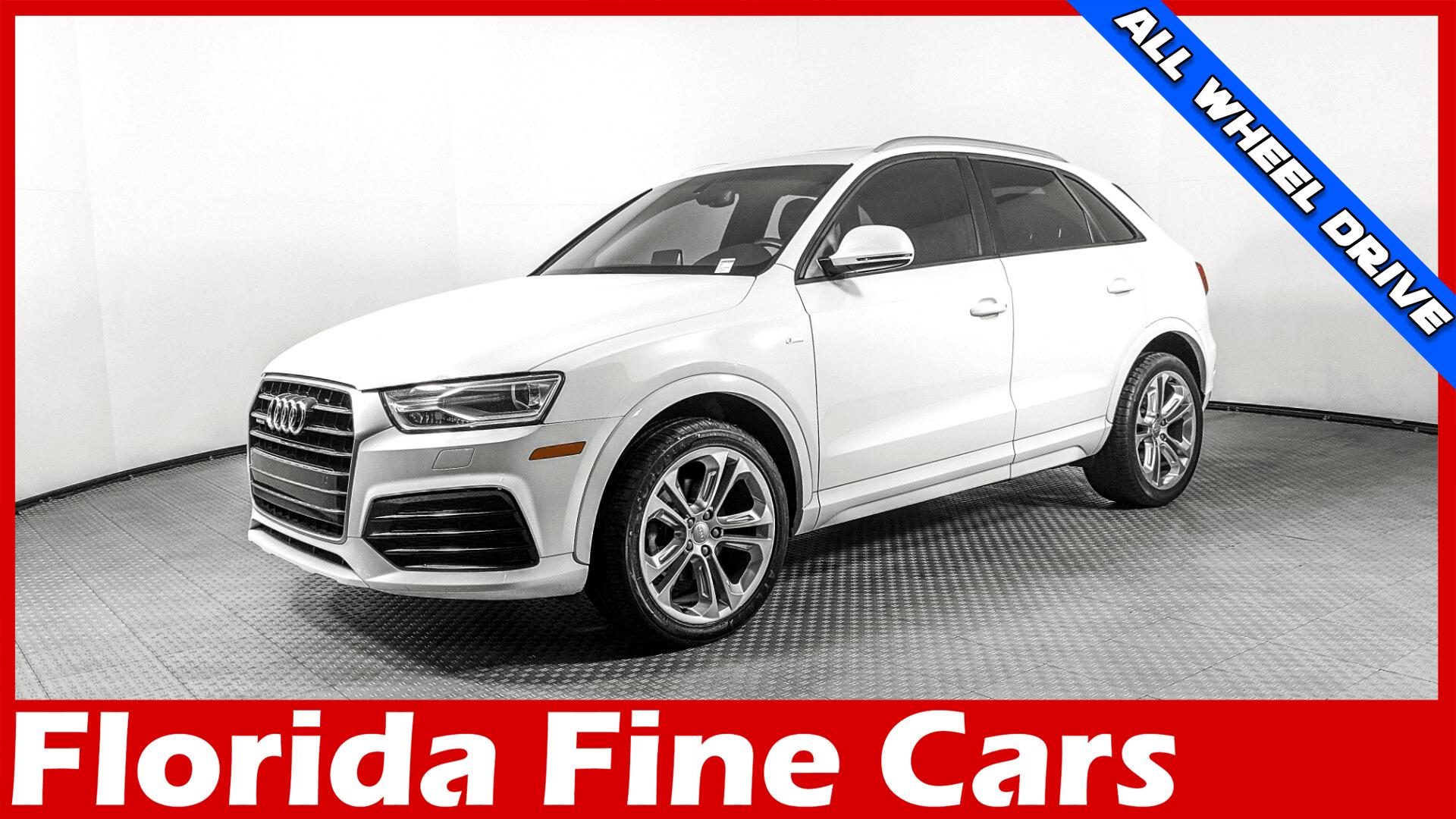 Glacier White Metallic 2018 Audi Q3 2.0T quattro Sport Premium SUV / Crossover All-Wheel Drive Automatic