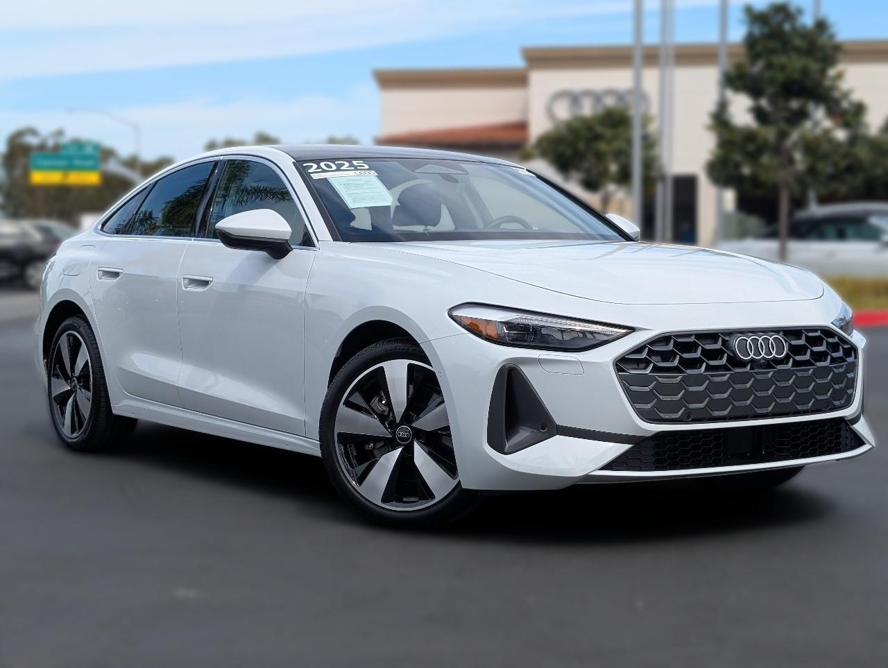 Glacier White Metallic 2025 Audi A5 quattro Premium Sedan Sedan All-Wheel Drive Automatic