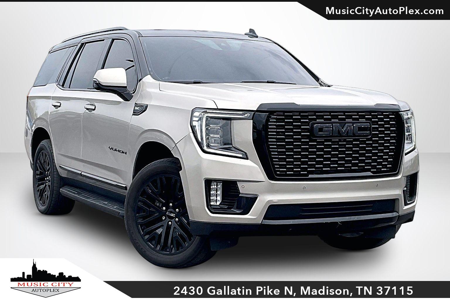 Brown (Pearl Beige Metallic) 2022 GMC Yukon SLT 4WD SUV / Crossover Four-Wheel Drive Automatic